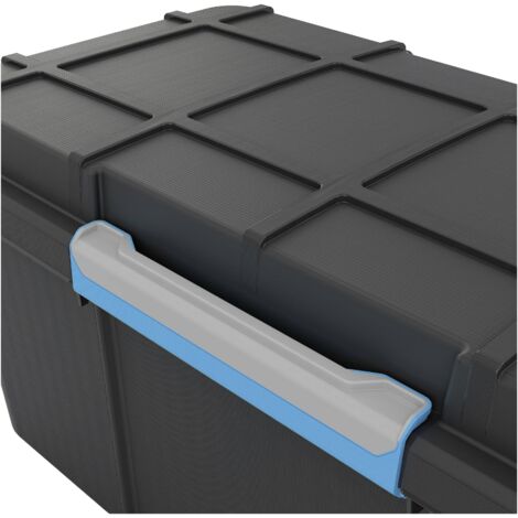 KIS 241508 Boîte de rangement Scubba empilable (l x H x P) 735 x 460 x 445 mm gris-bleu, noir 1 pc(s) A597393