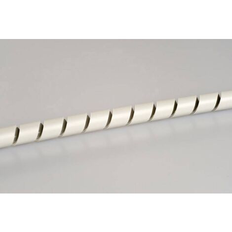 HellermannTyton 161-43000 SBPEFR1.5-PE-FR-WH (30) Gaine spirale blanc 30 m R017351 (1/2)