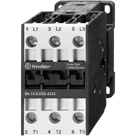 Finder 6K.13.8.230.4332 Relais industriel 3 NO (T) 15 kW 230 V/AC 32 A 1 pc(s) A909433