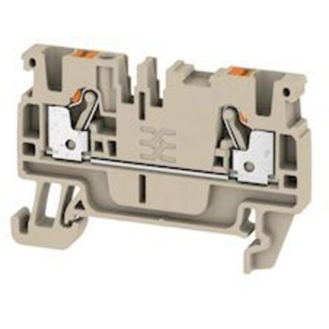 Weidmüller 1521850000 Borne de passage 5.1 mm ressort de traction gris 100 pc(s)