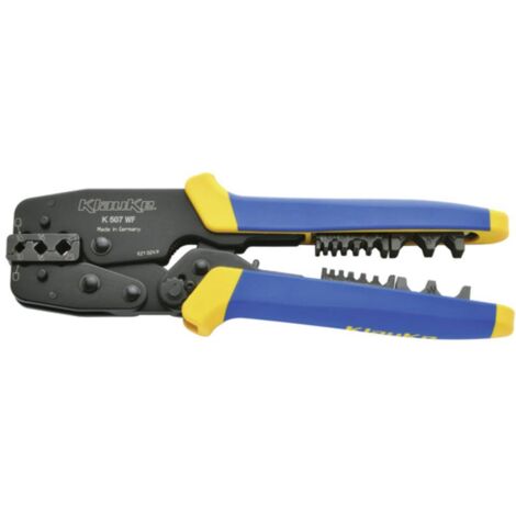 Klauke – Pince à sertir K507WF pour embouts de câble 0,5 à 50 mm² – Changement rapide d'inserts – Dispositif de blocage pour pression uniforme