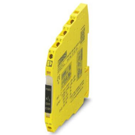 Relais de sécurité PSR-PS22-1NO-1NC-24VDC-SC Phoenix Contact Tension de fonctionnement: 24 V/DC (l x H x P) 6.8 x 93.1 x 102.5 mm 1 pc(s) A706332 (1/4)