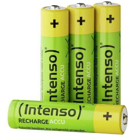 Intenso 7505214 Pile rechargeable LR3 (AAA) NiMH 1000 mAh 1.2 V 4 pc(s) (1/6)