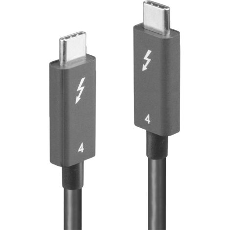 LINDY Câble Thunderbolt™ Thunderbolt™ 4 Fiche mâle Thunderbolt® (USB-C™) 2.00 m 31121 (1/5)