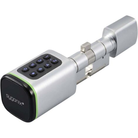 Sygonix SY-6121660 Cylindre de sécurité 3 V/DC Bluetooth, avec clavier éclairé V876273 (1/6)