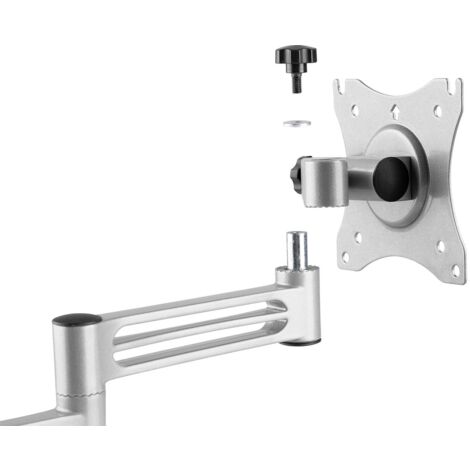 Support Mural TV Pour Camping-Car - Pivotant Et Inclinable Pour Écrans 13-32" Jusqu'à 15kg