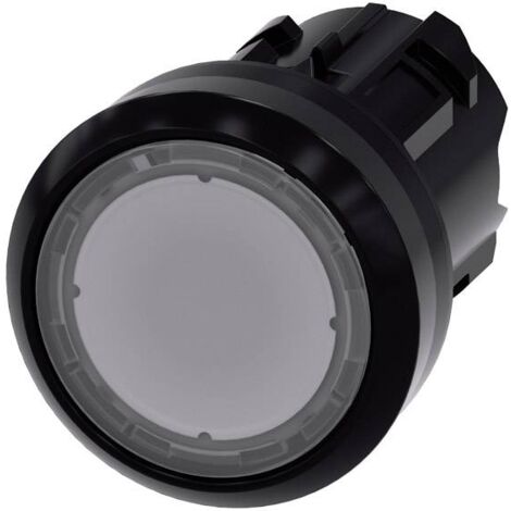 Siemens 3SU10010AB700AA0 3SU1001-0AB70-0AA0 Bouton-poussoir lumineux à rappel actionneur plat, colle (1/2)