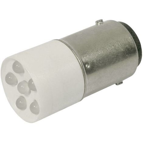 CML 1864035W3 Voyant de signalisation LED blanc froid BA15d 24 V/DC, 24 V/AC 2400 mcd V075021 (1/3)