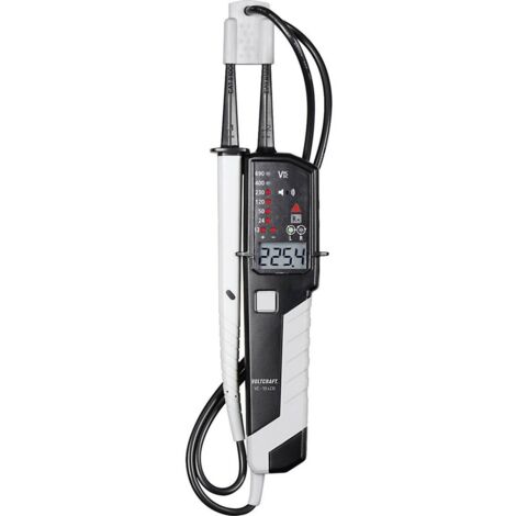 Testeur de tension à 2 pôles VOLTCRAFT VC-55 LCD CAT III 1000 V, CAT IV 600 V Acoustique, LCD, LED