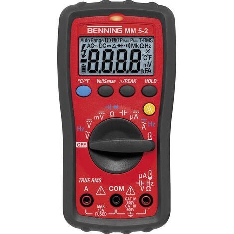 Multimètre BENNING MM 5-2 0,1 mV-600 V AC/DC - 44071 (1/5)