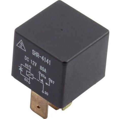 SHR-4141B SHR-24VDC-F-C 5pin Relais automobile 24 V/DC 80 A 1 inverseur (RT) W222951 (1/2)