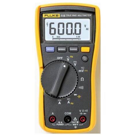 Multimètre Fluke FLK115/TLK-225-1 numérique CAT III 600 V Affichage (nombre de points): 6000 W288011