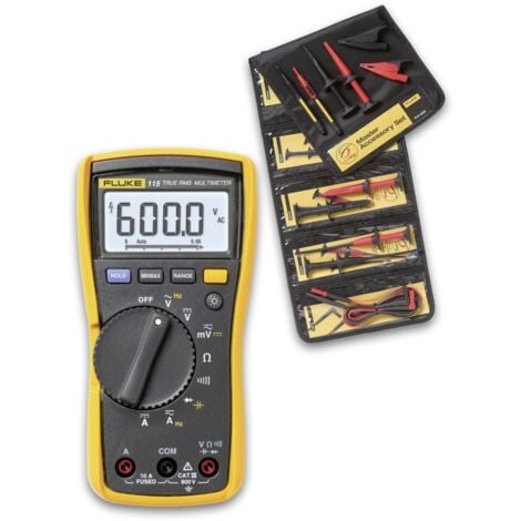 Multimètre Fluke FLK115/TLK-225-1 numérique CAT III 600 V Affichage (nombre de points): 6000 W288011