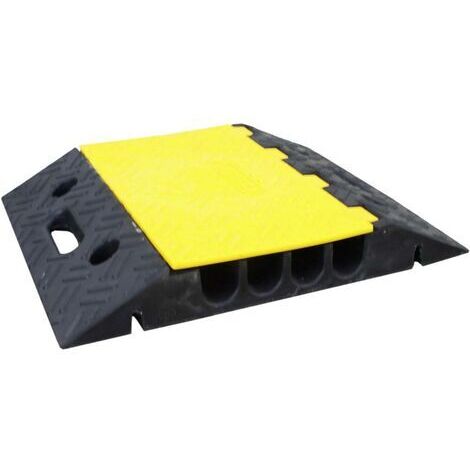 VISO Protège-câbles CP402 noir, jaune Nombre de canaux: 4 500 mm Contenu: 1 pc(s) S240671 (1/4)