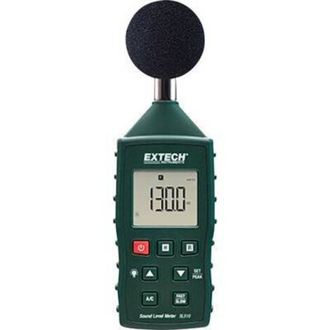 Sonomètre Extech SL510 35 - 130 dB 31.5 Hz - 8000 Hz X723431
