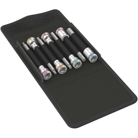 Wera 8740 B HF Jeu de douilles-embouts 3/8" (10 mm) 7 pièces 05003181001 (1/5)