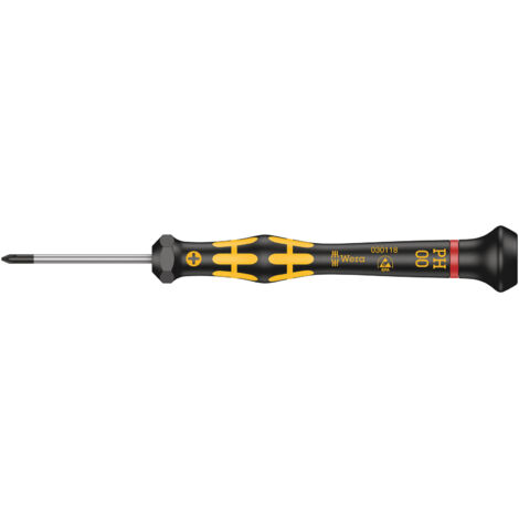 Tournevis cruciforme antistatique (ESD) PH 00 Wera 05030118001 Longueur de la lame: 40 mm N/A 1 pc(s) X868281 (1/5)