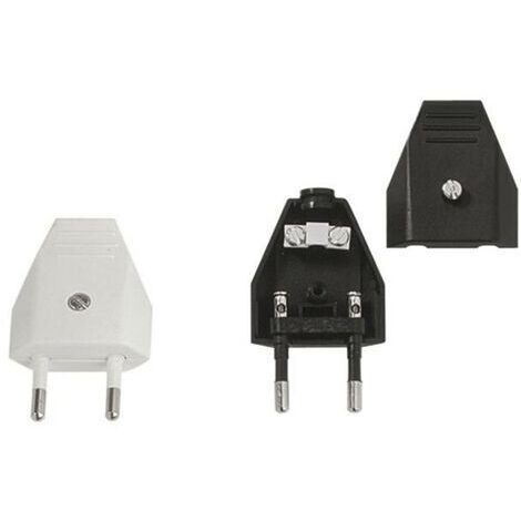 Bachmann 900.011 Fiche Euro plastique 250 V blanc IP20 Q750492 (1/2)