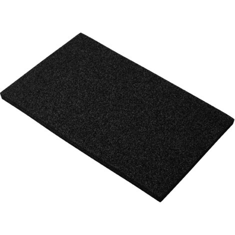 TRU COMPONENTS Mousse antistatique (ESD) (L x l x H) 25.3 x 15.3 x 1 mm conductible Lettre d'identif (1/2)
