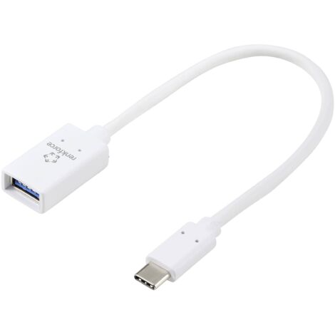Renkforce USB-C® Adaptateur [1x USB-C® 5 Gbps - 1x USB 3.0 femelle type A] 0.20 m torsadé par paire V561183