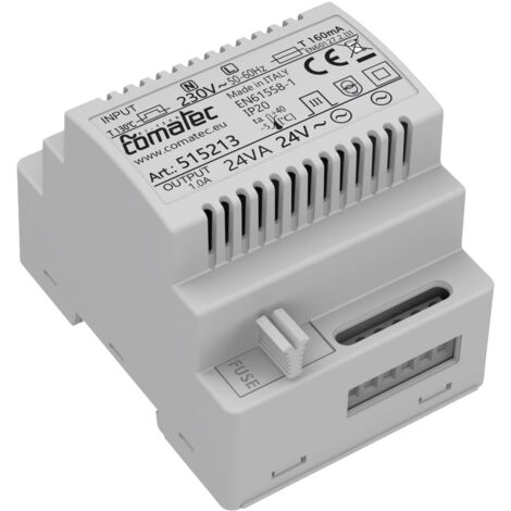 Comatec TBD202424F4 Alimentation rail DIN 24 V/AC 1 A 24 VA Contenu 1 pc(s) S473542