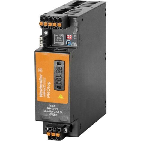 alimentation - pro top1 - 24 volts - 240 watts - 10a - weidmuller 2466880000 (1/3)