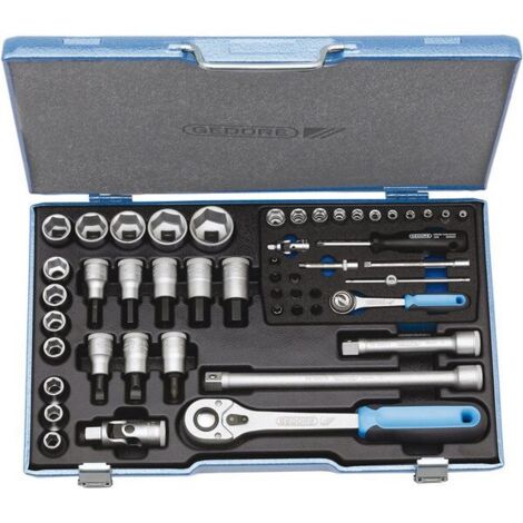 Gedore Jeu de clés à douille 50 pièces 6157490