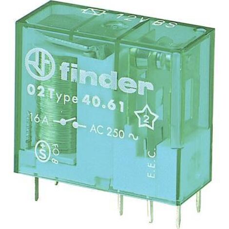Finder 40.61.6.024.4000 Relais pour circuits imprimés 24 V/AC, 24 V/DC 16 A 1 inverseur (RT) 1 pc(s) Y527863 (1/2)