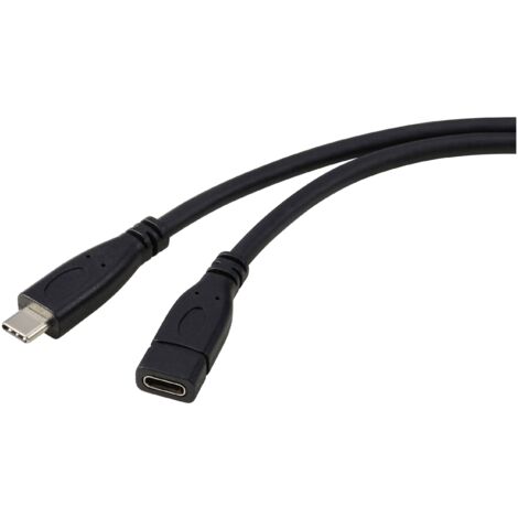 Renkforce Câble USB USB 3.2 Gen1 USB-C® mâle, USB-C® femelle 1.00 m noir RF-5720414 C875742
