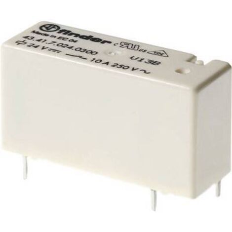 Finder 43.41.7.018.4301 Relais pour circuits imprimés 18 V/DC 10 A 1 NO (T) 1 pc(s) Y550063 (1/2)