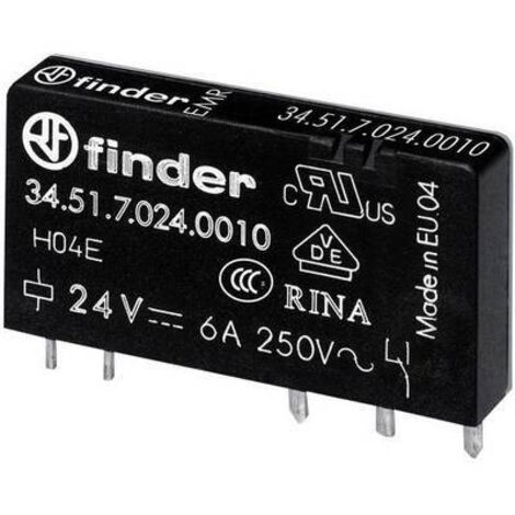 Finder 34.51.7.048.4010 Relais pour circuits imprimés 48 V/DC 6 A 1 inverseur (RT) 1 pc(s) Y529573 (1/2)