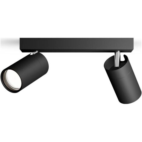 Philips Idris 8720169298996 Spot de plafond GU10 noir Y955073