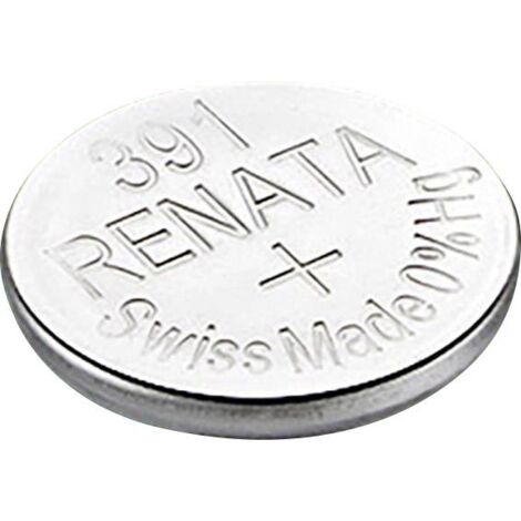 Renata Pile bouton 391 1.55 V 1 pc(s) 50 mAh oxyde d'argent Y246673 (1/5)