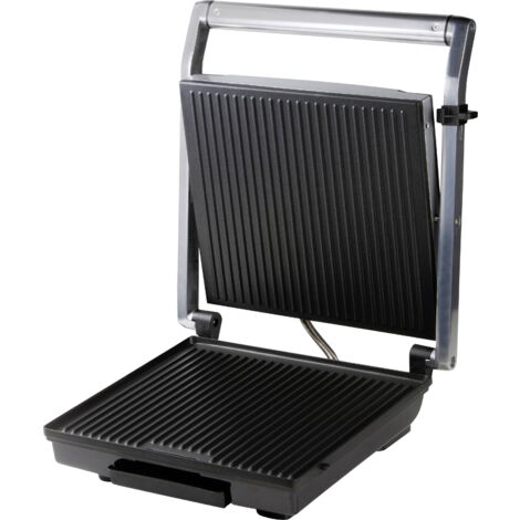 DOMO DO9225G électrique Barbecue boîtier Cool-Touch, revêtement anti-adhésif, voyant lumineux noir (1/5)