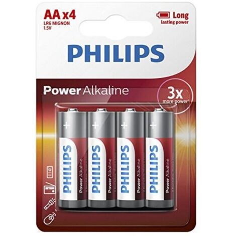 Philips Power LR6 Pile LR6 (AA) alcaline(s) 1.5 V 4 pc(s) (1/5)