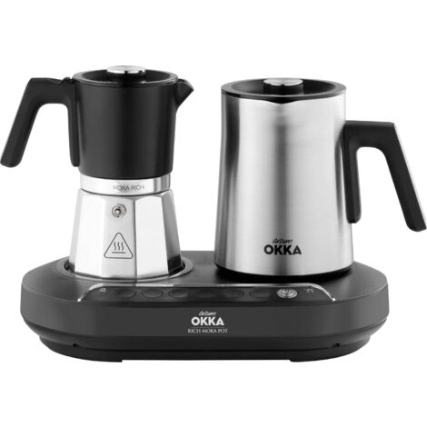 arzum OK0027-0500 Machine à expresso moka noir, chrome Nombre de tasse=5 Y374813