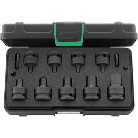 Stahlwille 54IMP/9 KN Jeu de clés à douille métrique 1/2" (12.5 mm) 13 pièces 96231501 (1/2)