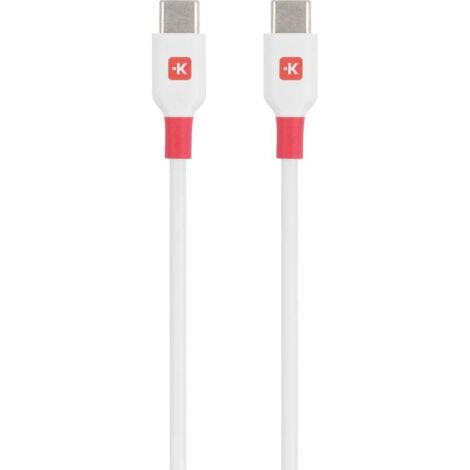 Skross Câble USB-C USB 2.0 USB-C® 2.00 m blanc SKCA0020C-C200CN (1/3)