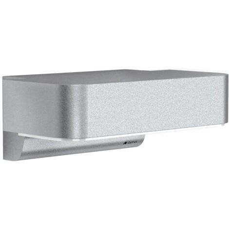 Steinel Sensor-LED-Außenleuchte L 800 SC silber 087555 Applique LED extérieure avec détecteur de mouvement LED intégrée (1/4)