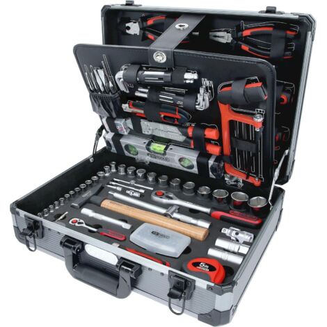 Kstools – Coffret multi-outils 127 pièces en aluminium – Acier chrome vanadium – Angle de retour 5° – Libération rapide pour changement facile - X965422