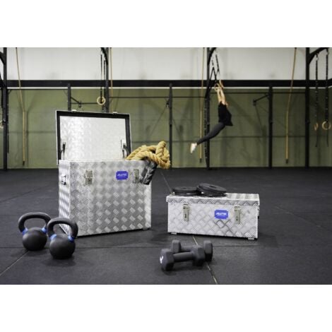 Coffre en tôle à damier Alutec 41037 aluminium (L x l x H) 622 x 275 x 270 mm Q865271