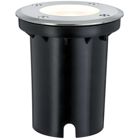 Paulmann – Luminaire extérieur encastrable 93992 – Spot LED GU10 3.5W – Acier inoxydable – IP67 étanche – Lumière blanche chaude 3000K – Pour allées et terrasses - D984621 (1/5)