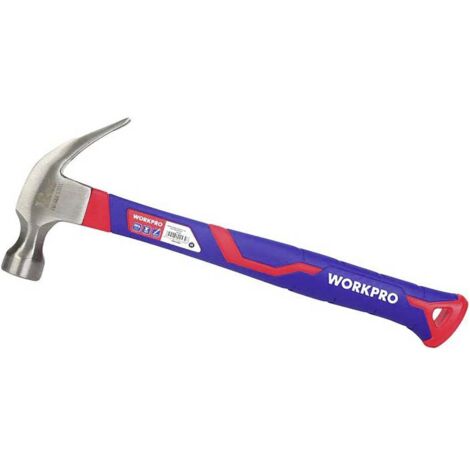 WorkPro WP241010 Marteau arrache-clou Manche ergonomique, dur 337 g 1 pc(s) (1/2)