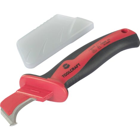 TOOLCRAFT TO-9625914 VDE DIN EN 60900 Couteau à dénuder adapté pour câbles ronds A768263 (1/5)