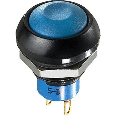APEM IPR3SAD3 IP Series Bouton-poussoir 28 V/DC 5 A 1 x On/(Off) à rappel (Ø x H) 12 mm x 20 mm IP69K 1 pc(s) Y111333 (1/2)