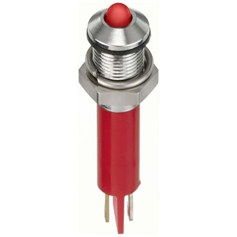 APEM Q8P1CXXR12E Voyant de signalisation LED rouge Proéminente 80 mcd Y111633