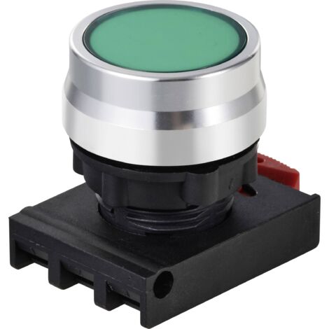 TRU COMPONENTS TC-12835240 ONPOW26BK-Z/G Elément frontal pour bouton-poussoir bouton vert 1 pc(s) A766973 (1/2)