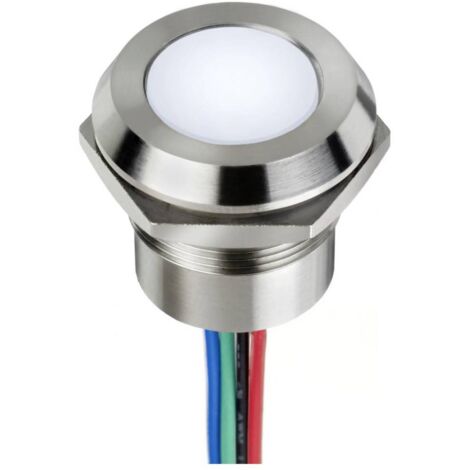 APEM Q22F1CXXY24E Voyant de signalisation LED jaune Flush 59 mcd Y111863 (1/2)