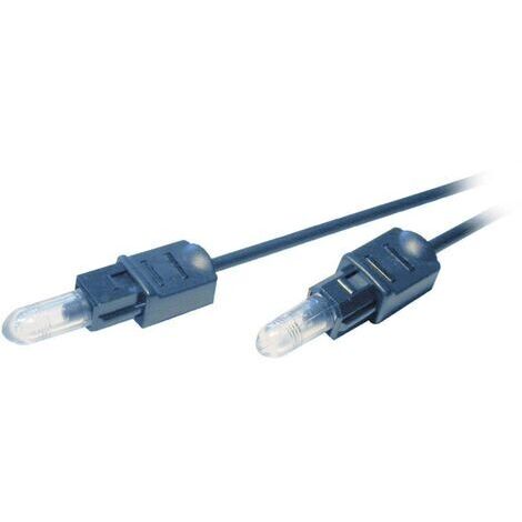 Câble de raccordement SpeaKa Professional SP-7869808 [1x Toslink mâle (ODT) - 1x Toslink mâle (ODT)] 1.00 m noir R841351 (1/4)