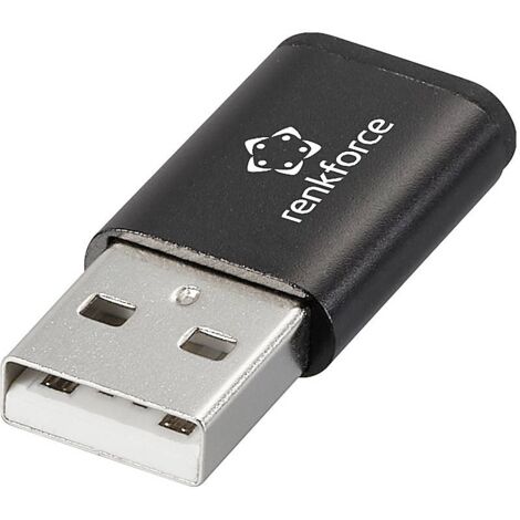 Renkforce bloqueur de données USB Adaptateur [1x USB-A mâle - 1x USB-C® femelle] RF-6615904 Y740353